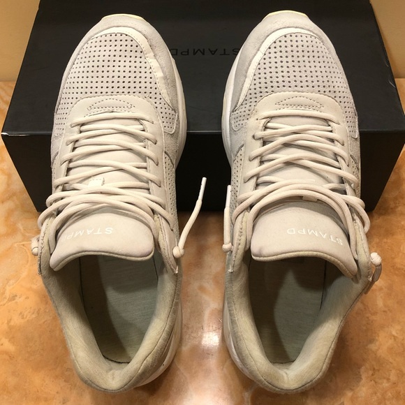 Puma x STAMPD R698 Whisper White Unisex Sneakers - Picture 3 of 8